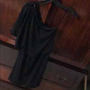 One shoulder mini dress